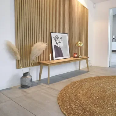 Akoestisch wandpaneel detail Akoestisch wandpaneel